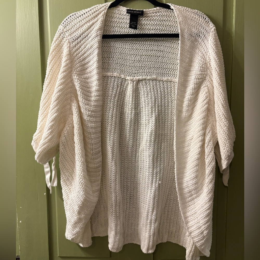 Cream Lane Bryant Sweater Cardigan
